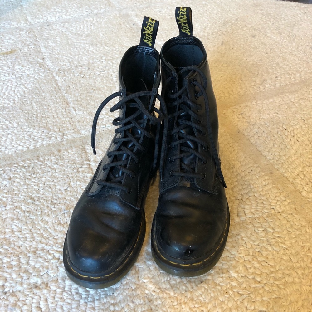 Black Dr. Marten boots